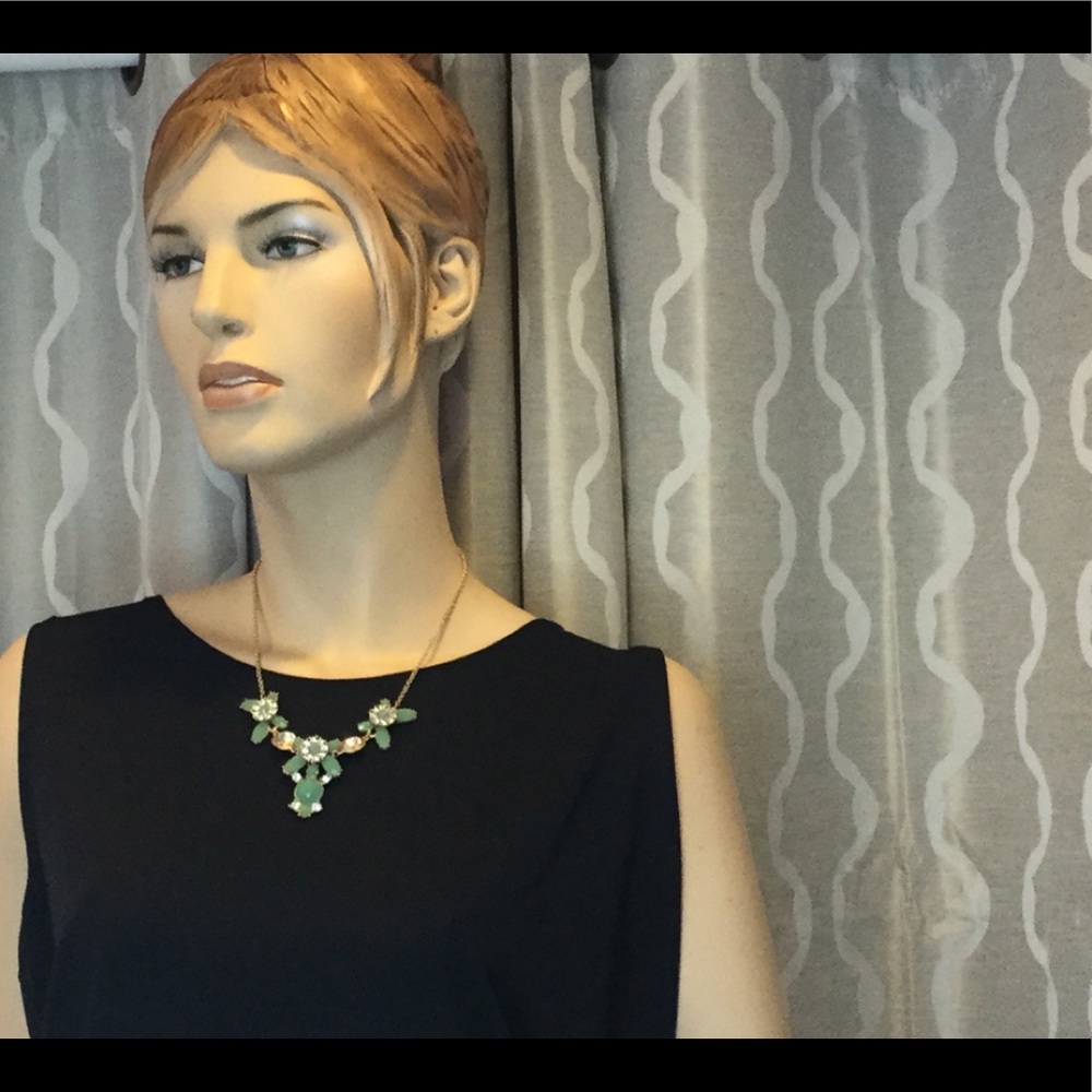 Seafoam Green Statement Necklace